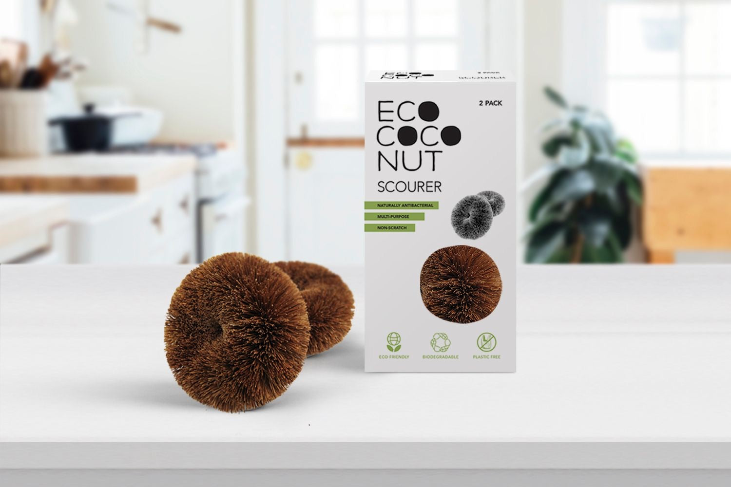 EcoCoconut Scourers (Twin Pack)