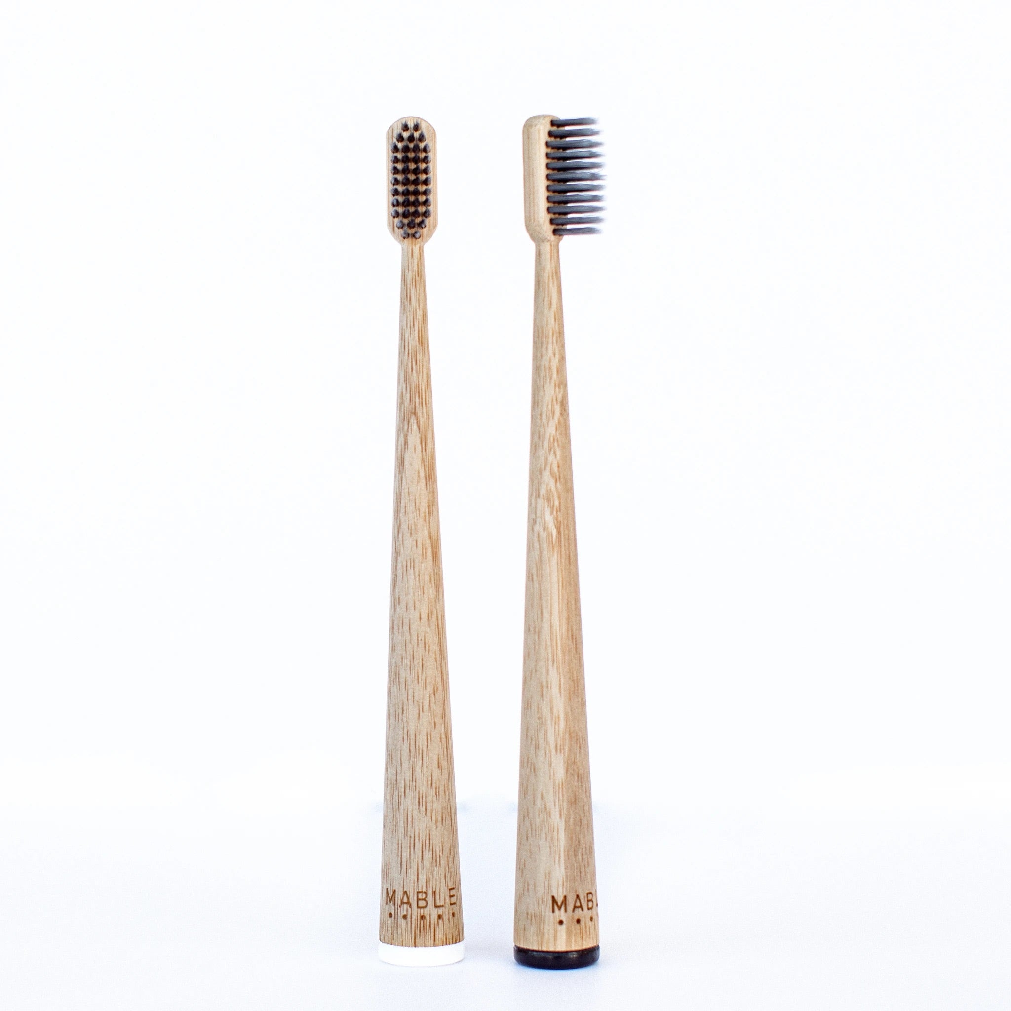 Mable Bamboo Toothbrush Charcoal (2-Pack)