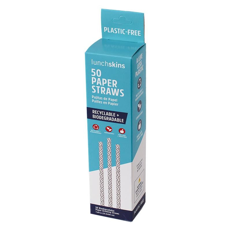 Biodegradable Paper Straws (50 Count)