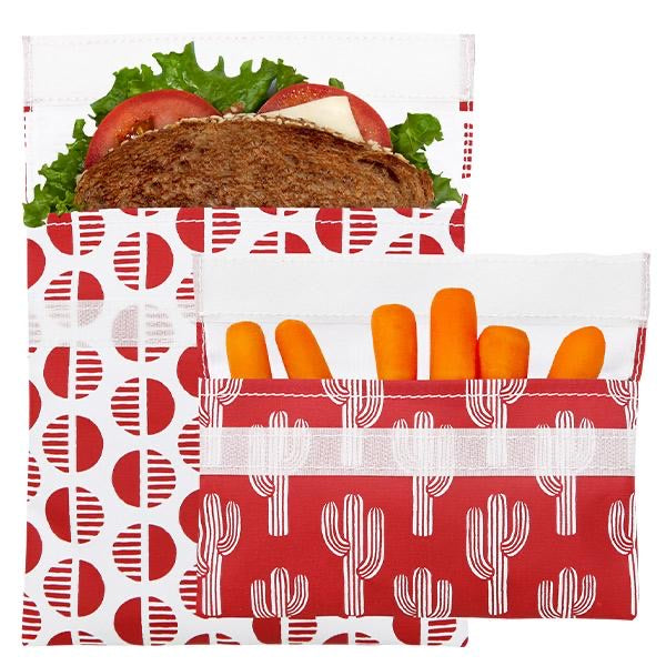 Reusable Sandwich Bag + Snack Bag 2-Pack Bundle